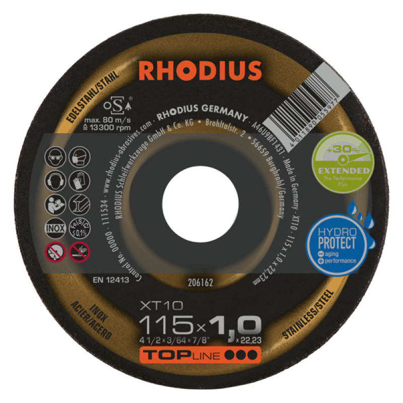 Rhodius Trennscheibe XT10 115x1.0mm